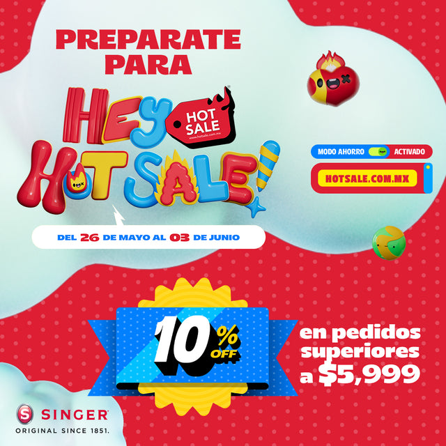 ¡El Hot Sale está por llegar a SINGER®!