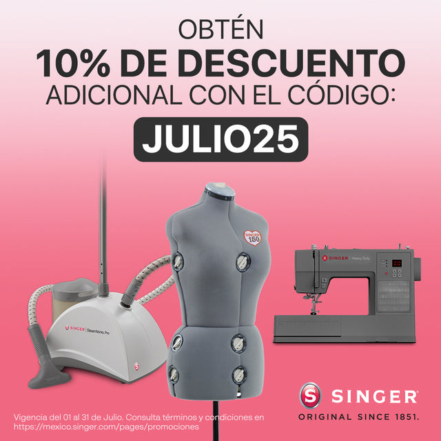 ¡Adquiere tus productos SINGER y ahorra!