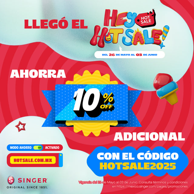 ¡Llegó el HOT SALE a SINGER®!