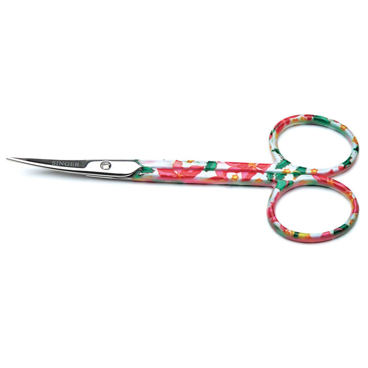 SINGER® 10.2 cm Needlecraft Scissor, Speckled, Pink Floral